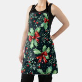 Tablier Christmas Holly Berry Motif (Insitu)