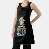 Tablier Christmas In July Colorful Pineapple Beach Summer (Insitu)