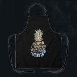 Tablier Christmas In July Colorful Pineapple Beach Summer<br><div class="desc">Christmas In July Colorful Pineapple Beach Summer</div>