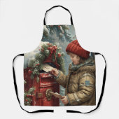 Tablier Christmas kitchen cozy festive cooking wear (Recto)