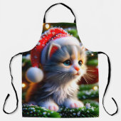 Tablier Christmas Kitten (Recto)