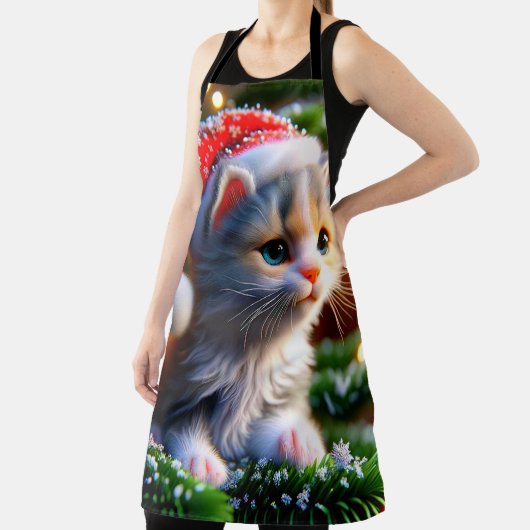 Tablier Christmas Kitten (Insitu)