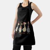 Tablier Christmas Lights Ducks Funny Animals Farm Lover  (Insitu)