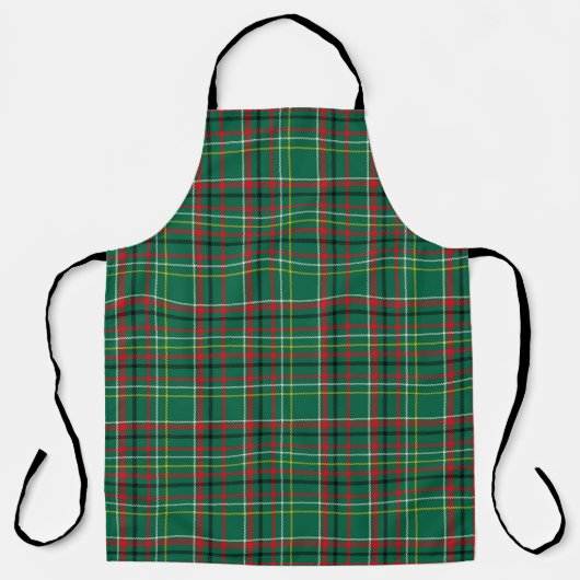 Tablier Christmas Plaid Green Pattern-23914 (Recto)