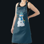 Tablier Christmas Snowman<br><div class="desc">Appartement Snowman de Noël Que vous soyez cuisine à la maison, à l'accueil d'un barbecue d'été, ou à la création d'artisanat - faites-le avec style avec nos tabliers entièrement personnalisables! Fabriqués en polyester de haute qualité, nos designs entièrement sublimés feront certainement une grande impression sur vos invités. Disponible en 3...</div>