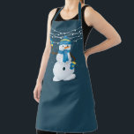 Tablier Christmas Snowman<br><div class="desc">Appartement Snowman de Noël Que vous soyez cuisine à la maison, à l'accueil d'un barbecue d'été, ou à la création d'artisanat - faites-le avec style avec nos tabliers entièrement personnalisables! Fabriqués en polyester de haute qualité, nos designs entièrement sublimés feront certainement une grande impression sur vos invités. Disponible en 3...</div>