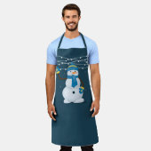 Tablier Christmas Snowman (Porté)