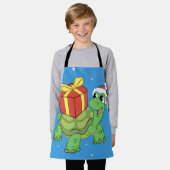 Tablier Christmas turtle with the venin (Porté)
