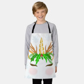 Tablier Christmas Unicorn Face (Porté)