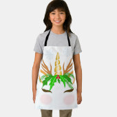 Tablier Christmas Unicorn Face (Insitu)