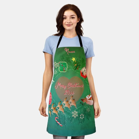 Tablier Christmassy (Porté)