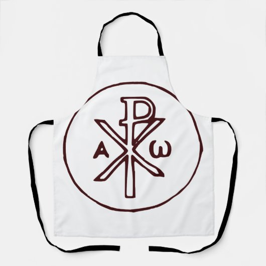 Tablier Christogramme sacré Chi-Rho Beaux-Arts (Recto)