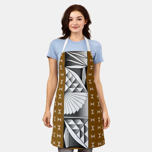 Tablier Chrome lever sur Brown (Porté)