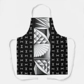 Tablier Chrome Sunrise sur Noir (Recto)