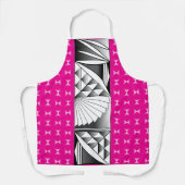Tablier Chrome Sunrise sur rose chaud (Recto)