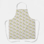 Tablier Chrysanthème blanc (Recto)