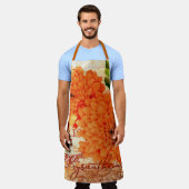 Tablier Chrysanthèmes vintages (Porté)