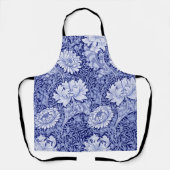 Tablier Chrysanthemum Blue, William Morris (Recto)