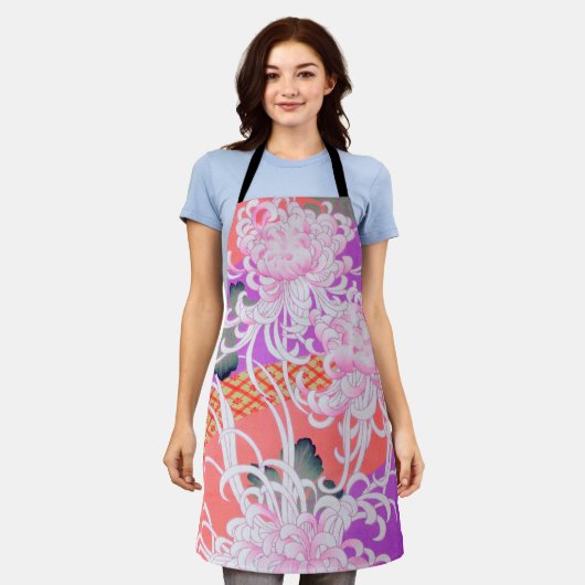Tablier Chrysanthemum, Design japonais (Porté)