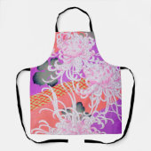 Tablier Chrysanthemum, Design japonais (Recto)