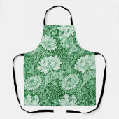 Tablier Chrysanthemum Green, William Morris (Recto)