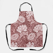 Tablier Chrysanthemum Maroon, William Morris (Recto)