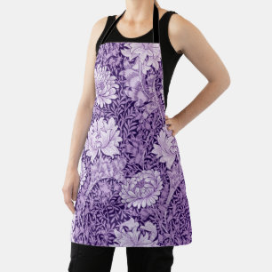 Tablier Chrysanthemum Purple, William Morris