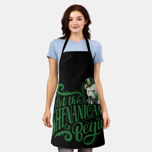 Tablier Chubby Boo Boo Gangsta Apron "Les shenanigans comm (Porté)