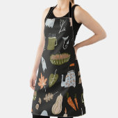 Tablier Chute en motif sans couture avec des éléments de n (Insitu)