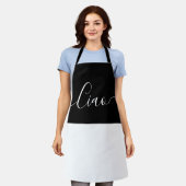 Tablier Ciao - noir&blanc (Porté)