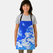 Tablier Ciel bleu nuages (Insitu)