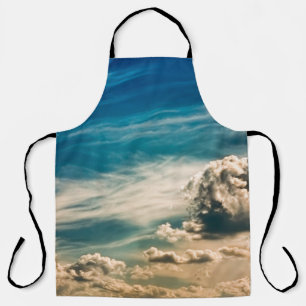 Tablier Ciel de peintre. Beau ciel dramatique avec nuages