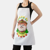 Tablier Cinco de Doggo Funny Pomeranian (Insitu)
