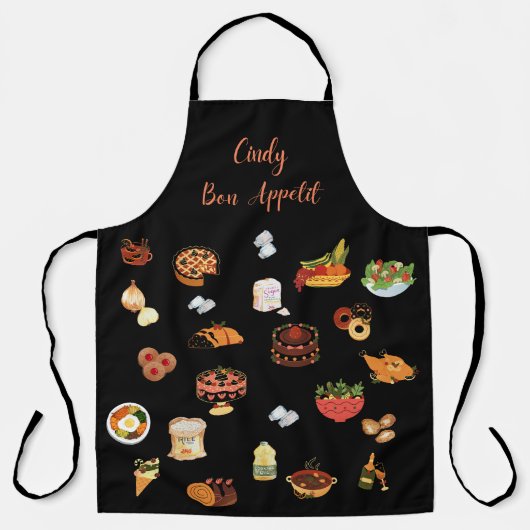 Tablier Cindy Bon Appetit Cuisine Chef (Recto)