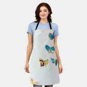 Tablier Cinq Papillons, Redon (Porté)