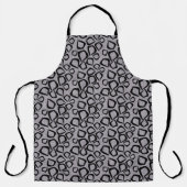 Tablier Cinquante Motif de style atomique (Recto)