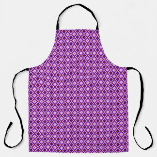 Tablier Circus Clown Jester Purple Diamond Pattern