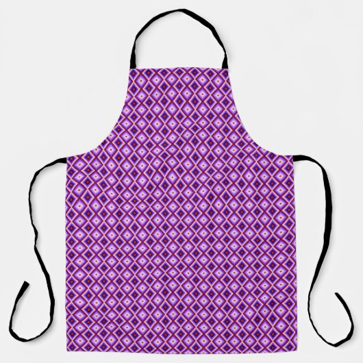 Tablier Circus Clown Jester Purple Diamond Pattern (Recto)