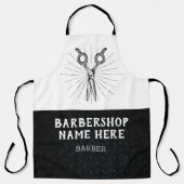 Tablier Ciseaux Barber Moderne Et Branché Baguette Barbers (Recto)