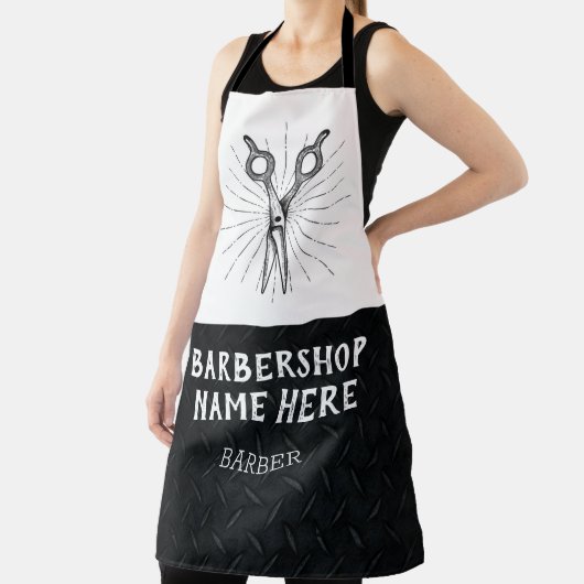 Tablier Ciseaux Barber Moderne Et Branché Baguette Barbers (Insitu)