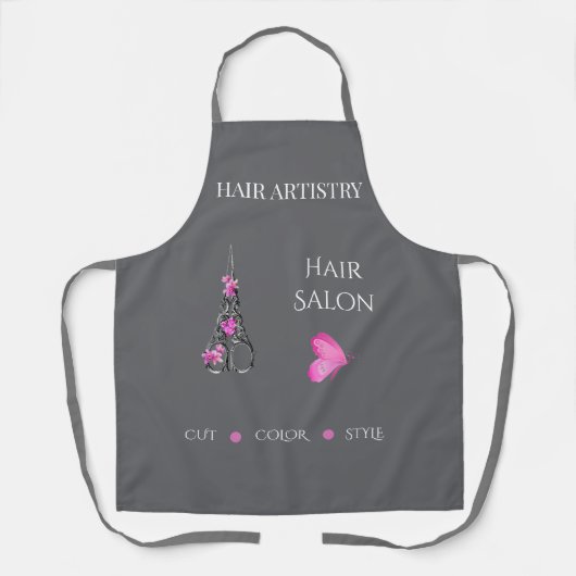Tablier Ciseaux de la marque de salon de coiffure de luxe (Recto)