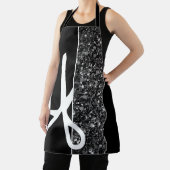Tablier Ciseaux modernes Stylo cheveux noir (Insitu)