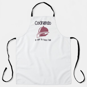 Tablier citation cocina lo que the hace feliz