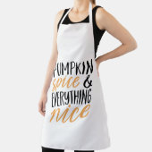 Tablier Citation d'action de grâce d'épice Citrouille oran (Insitu)