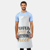 Tablier Citation d'action de grâce d'épice Citrouille oran (Porté)