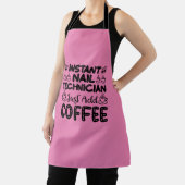 Tablier Citation de café de technicien de clou amusant (Insitu)