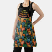 Tablier Citation de chats caricaturés cool amusante Apron (Insitu)