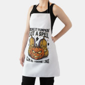 Tablier Citation de citrouille d'Halloween Jack O Lantern (Insitu)