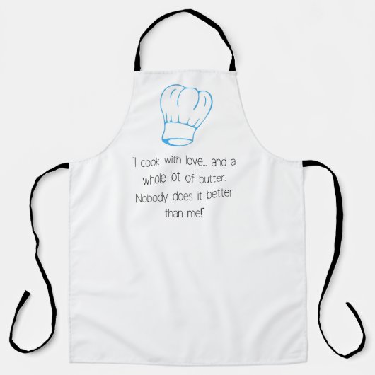 Tablier citation de cocina (Recto)