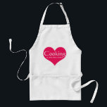 Tablier Citation de Cuisine d'amour pour le cuisinier<br><div class="desc">"La Cuisine est l'amour rendu visible" Cadeau pour le Cuisinier - Le devis sur l'tablier peut être personnalisé si vous voulez y ajouter un nom ou des initiales. C'est un cadeau super mignon pour une personne qui cuisine avec amour.</div>